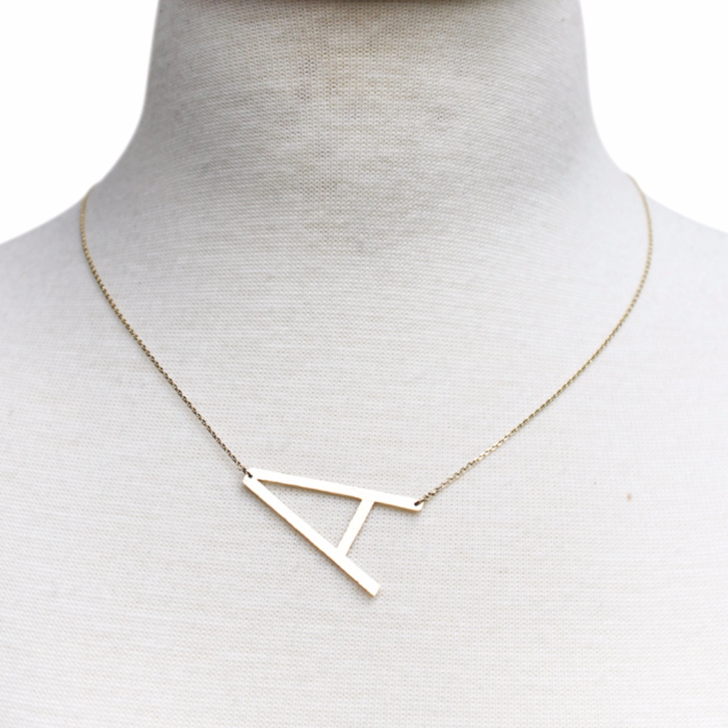 Ellison+Young: Monogram Collection Necklace In A